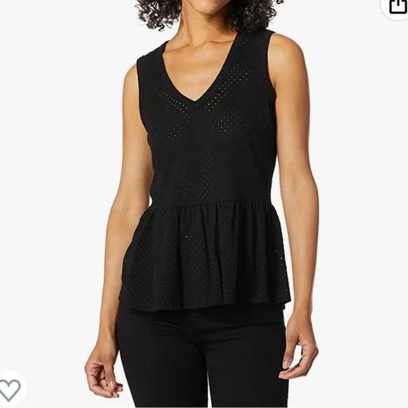 Haut Peplum Nanette Lepore Taille 8 - Ivoire, Manches Ballon, Neuf Sans étiquette